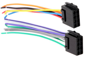 Шнур для автомагнитолы Гнездо евро-стандарт ISO 2*8 пара  16-0501